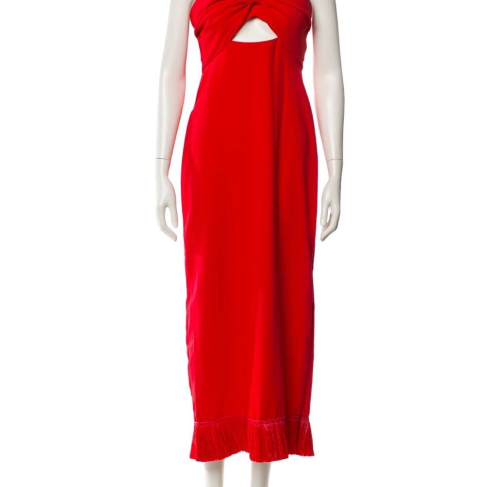 Johanna Ortiz Halterneck Long Dress - Picture 2 of 10